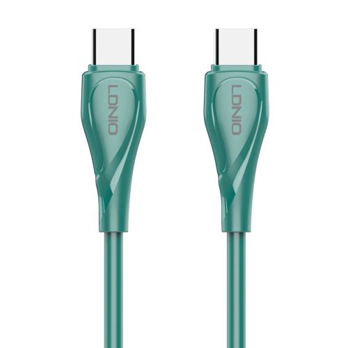 LDNIO CHARGING DATA CABLE (C-C) 65W 2M GREEN LC612C slika 1