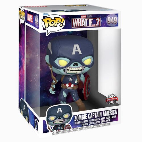 POP Figura Marvel What If Zombie Kapetan Amerika Ekskluzivna 25cm slika 1