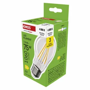 Led sijalica Filament A60 7,8W(75W) 1060lm E27 NW Emos ZF5D53