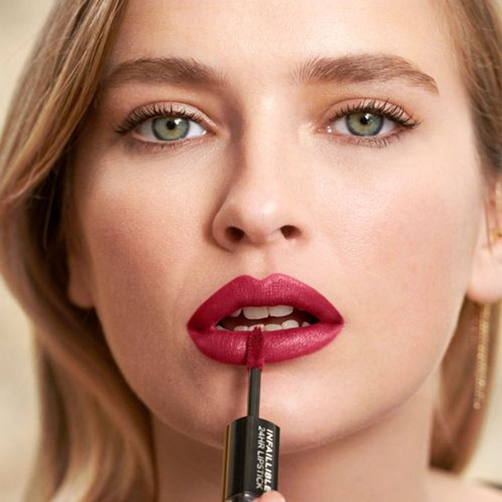 L'Oréal Paris Infaillible 24HR Lipstick Tečni ruž za usne 214 Raspberry For Life 9ml slika 3