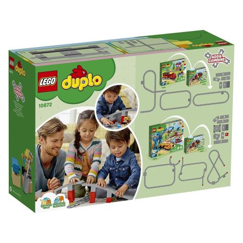 Lego DUPLO 10872 Set za Igru Vozila - Tračnice i Most, 26 Dijelova slika 3