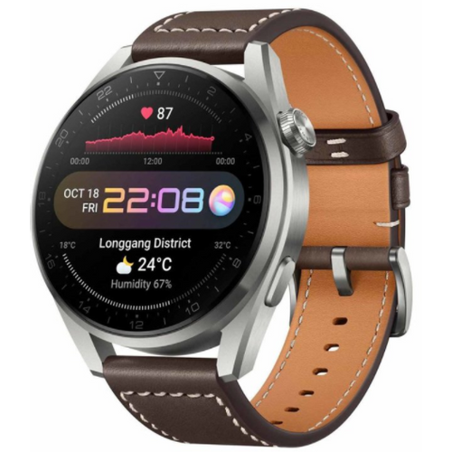 Huawei Watch 3 Pro pametni sat: smeđi slika 2