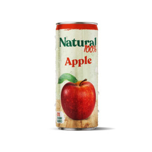 Natural 100% sok Jabuka limenka 250ml