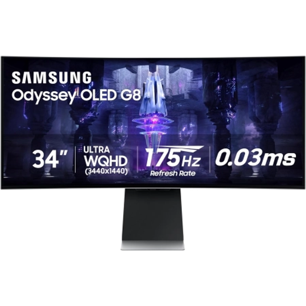 SAMSUNG Zakrivljeni gaming monitor Odyssey LS34DG850SUXDU OLED G8, 34"  slika 1