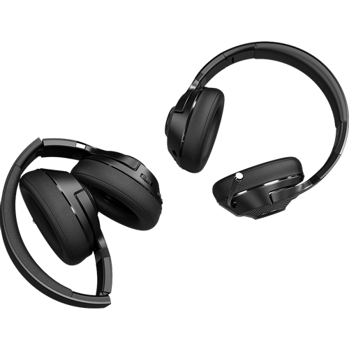 LORGAR Noah 500, Wireless Gaming headset with microphone, JL7006, BT 5.3, battery life up to 58 h (1000mAh), USB (C) charging cable (0.8m), 3.5 mm AUX cable (1.5m), size: 195*185*80mm, 0.24kg, black slika 4