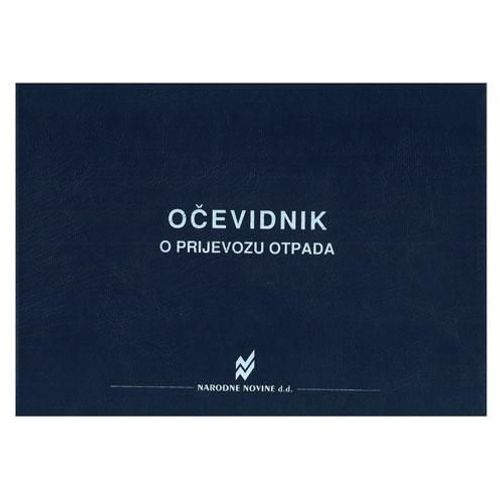 I-757 OČEVIDNIK O PRIJEVOZU OTPADA; Knjiga 100 stranica, 29,7 x 21 cm slika 2