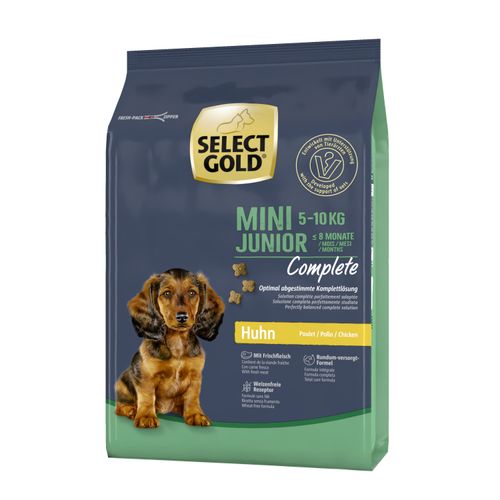 Select Gold DOG Junior Complete Mini piletina 1 kg slika 1