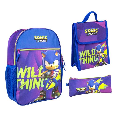 Sonic Prime Ruksak s Lunch Boxom i Ruksakom 42cm slika 3