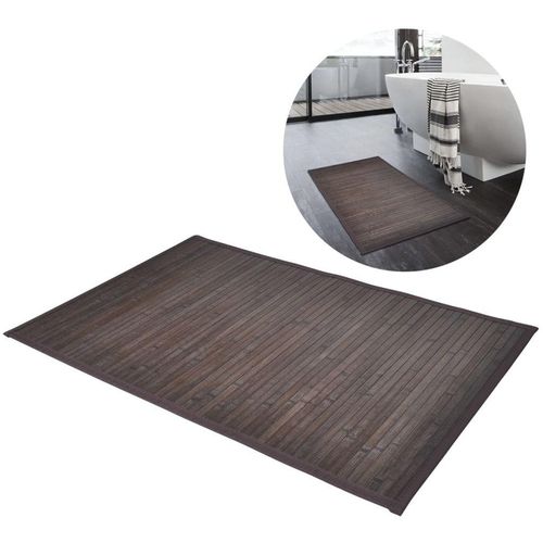 242114 Bamboo Bath Mat 60 x 90 cm Dark Brown slika 1