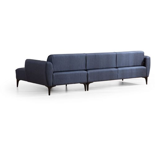 Atelier Del Sofa Kutna garnitura, Plava, Belissimo Right - Blue slika 7