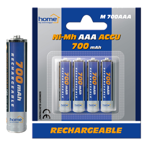 home Baterija punjiva AAA, 700mAh, blister 4 kom - M 700AAA