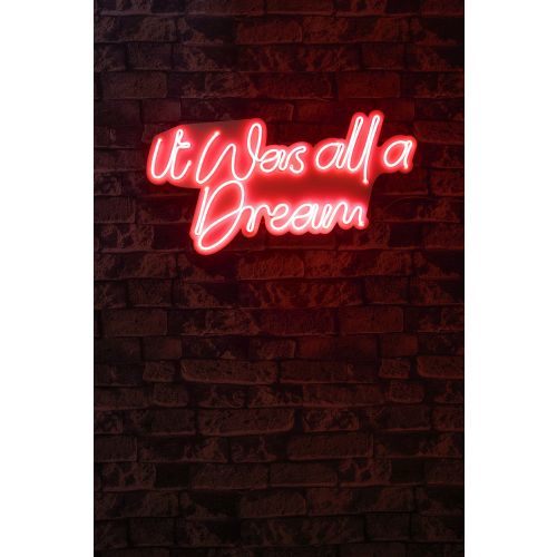 Wallity Ukrasna plastična LED rasvjeta, It was all a Dream - Red slika 9