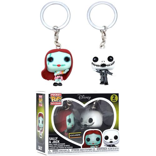 Pocket POP pack 2 keychain Disney Nightmare Before Christmas Jack & Sally Exclusive slika 2