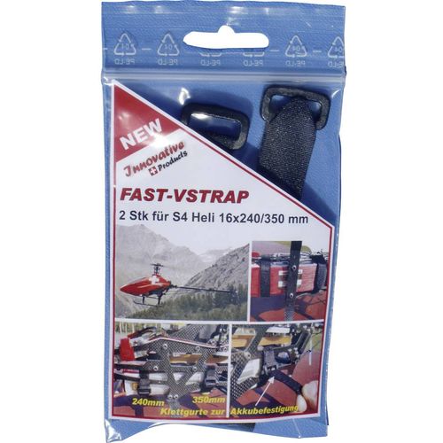 FASTECH® 675-330-Bag prianjajuća traka traka grip i mekana vunena tkanina (D x Š) 350, 240 mm, mm x 16 mm crna 2 St. slika 1