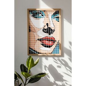 Dekorativna slika u okviru Popkare21, više boja