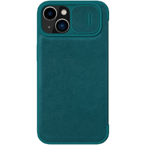 Torbica Nillkin Qin Pro (plain leather) za iPhone 14 Plus 6.7 zelena slika 1