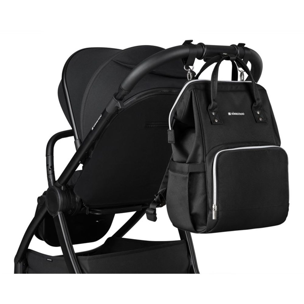 Kikka Boo Torba/Ruksak Siena, Black&Silver slika 10