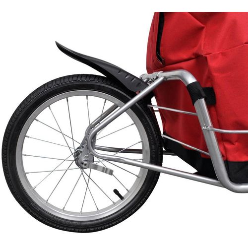 Prikolica za bicikle s torbom za pohranu slika 1