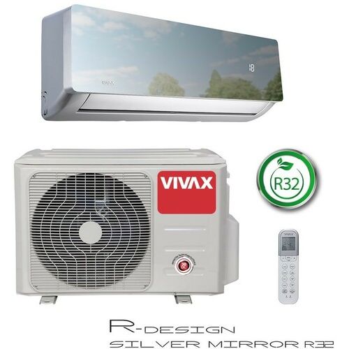 Vivax ACP-12CH35AERI+ SILVER MIRROR, Inverter klima uredjaj, 12000 BTU, Grejač spoljne jedinice, WiFi Ready, Ogledalo srebrna   slika 6