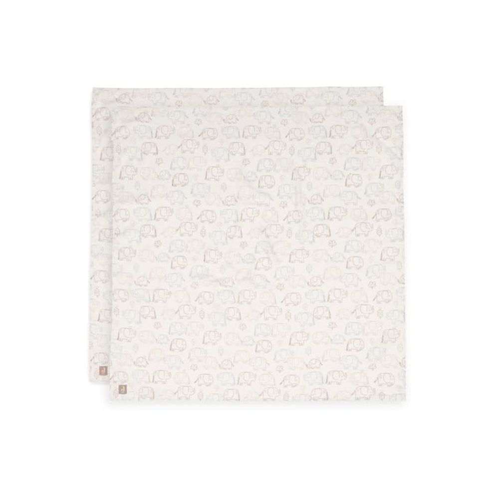 Jollein Muslin pelene za povijanje Elephant Tales 115x115cm, 2kom slika 1