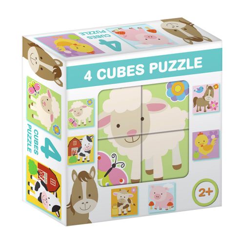 Puzzle / slagalice set od 4 kocki slika 7