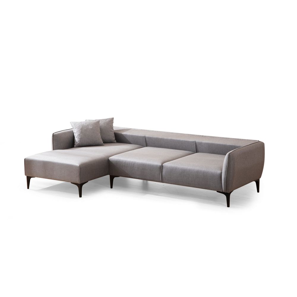 Belissimo Left - Sivi Ugaoni Sofa slika 6