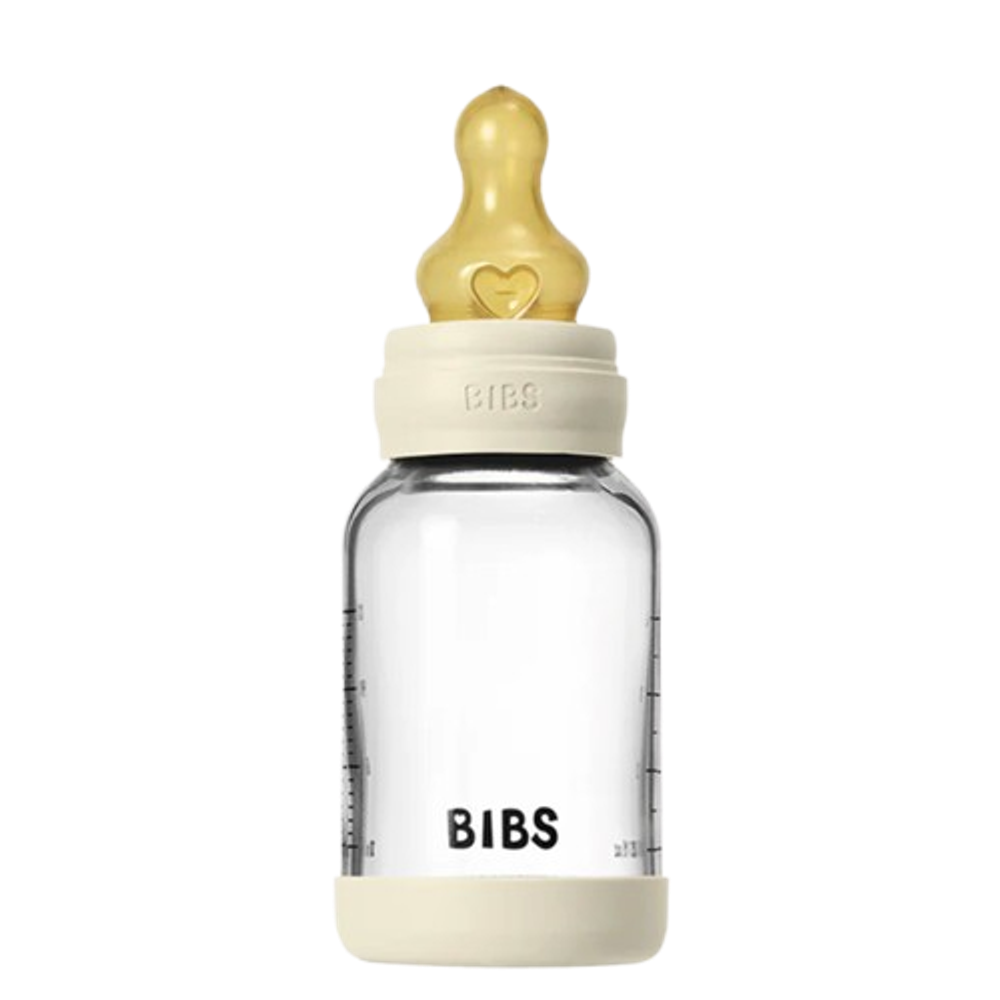 Bibs Staklena Flašica za bebe Latex 120ml, Ivory slika 1