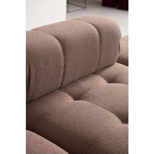 Woody Fashion Kutna garnitura Doblo 3 Seater with Pouffe ( L1-O1-1R-Pouffe) - Cappuccino slika 7