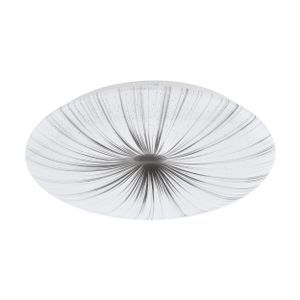 Eglo Nieves plafonjera/1, led, 24w, 2400lm, prom 410, bijela/srebrna 