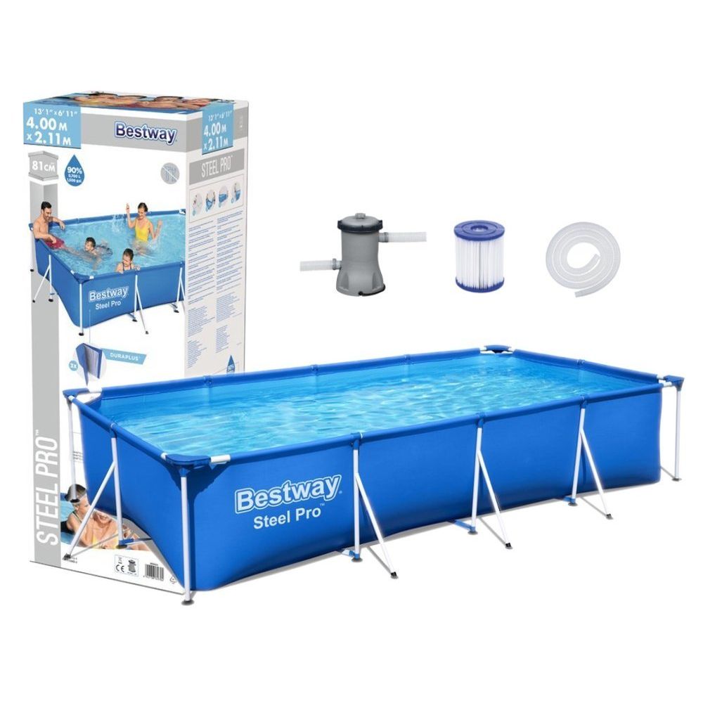 Montažni bazen Steel Pro 400*211*81 cm slika 1