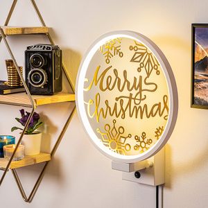 Zidna lampa XMAS29 u bijeloj boji od bijelog zlata