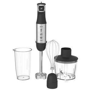 SOGO Ručni blender s-s s sjeckalicom, s  dodacima, Inox, 1000W