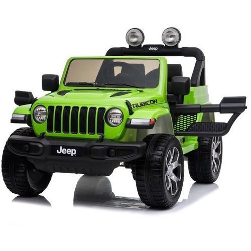 Licencirani Jeep Rubicon Wrangler 4x4 zeleni-auto na akumulator slika 3