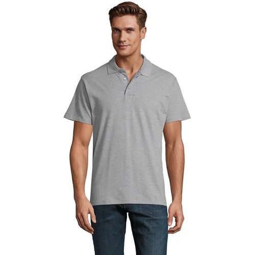 SPRING II muška polo majica sa kratkim rukavima - Grey melange, XL  slika 1