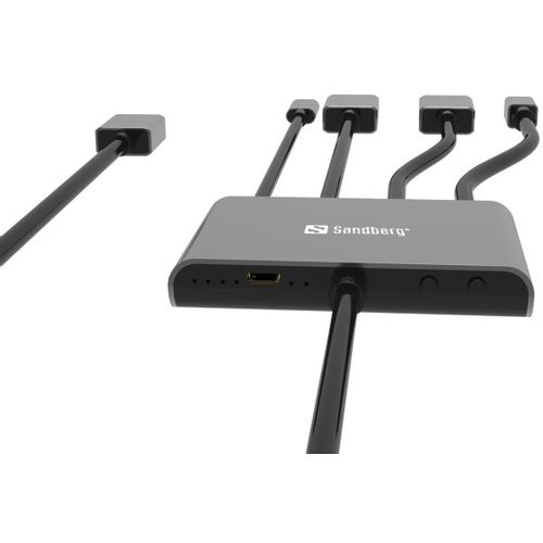 Kabl-display HUB Sandberg All-In-One USB C/DP/m DP/HDMI - HDMI 2m 509-21 slika 7