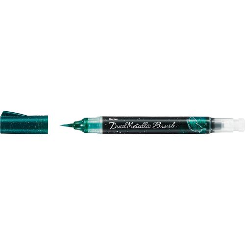 PENTEL kist Dual Metallic zeleno-plavi 5 kom slika 1