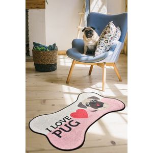 Conceptum Hypnose Tepih (60 x 100), İ Love Pug