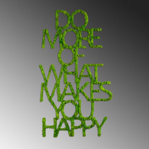 Wallity Metalna zidna dekoracija Do More Of What Makes You Happy slika 4