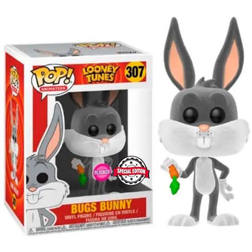 POP figure Looney Tunes Bugs Bunny Flocked Exclusive slika 3