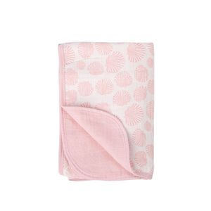 L'essential Maison Seashell - Pink Pink Baby Blanket