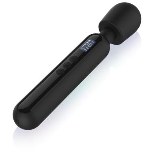 Digitalni masažni vibrator BLACQ, crni slika 7