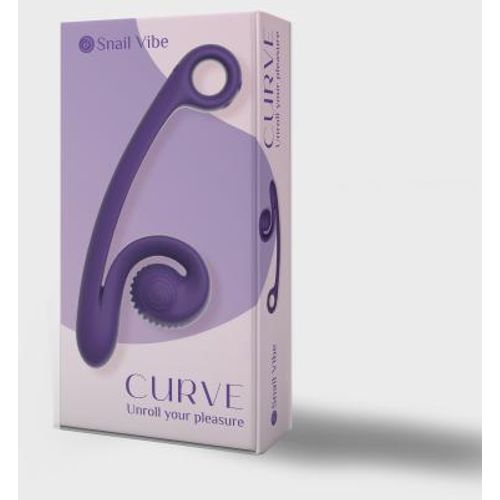 Snail Vibe Curve Duo Vibrator - Purple slika 5