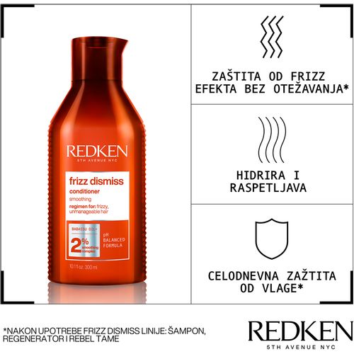 Redken Frizz Dismiss regenerator za kosu 300ml  slika 6