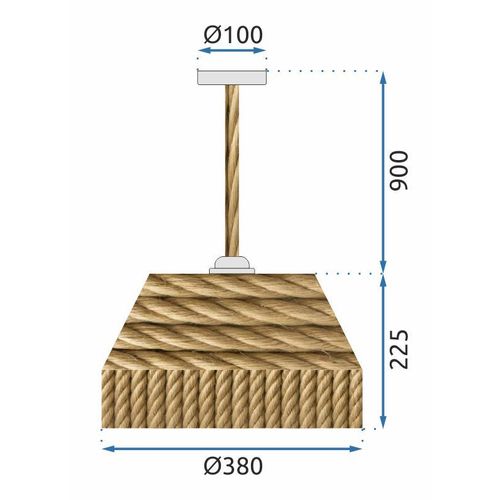 TOOLIGHT VISEĆA SVJETILJKA APP1067-1CP slika 7