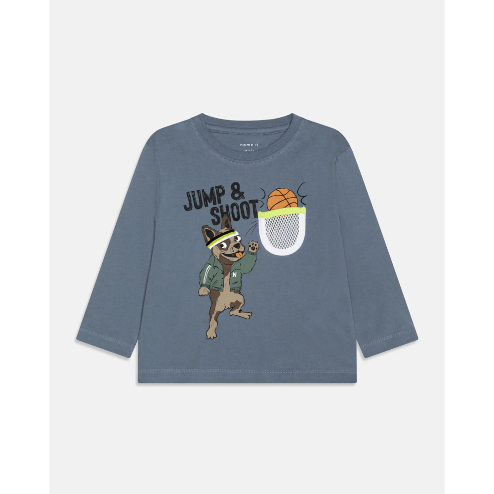 Name It majica dugih rukava za dječake Jump & Shoot slika 1