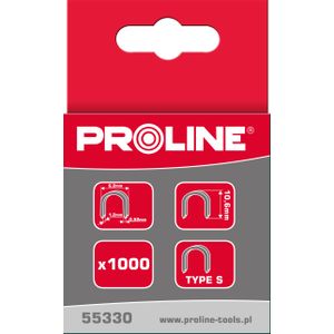 PROLINE KLAMERICE TIP S 10MM 6,2*1,2MM 1000KOM 55330