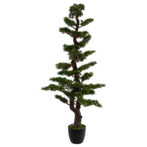 ATMOSPHERA UMJETNO CVIJEĆE BONSAI 68X62X151CM POLIETILEN/CEMENT CRNA slika 1