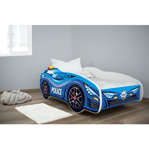 Dečiji krevet 140x70cm (trkački auto) POLICE slika 1