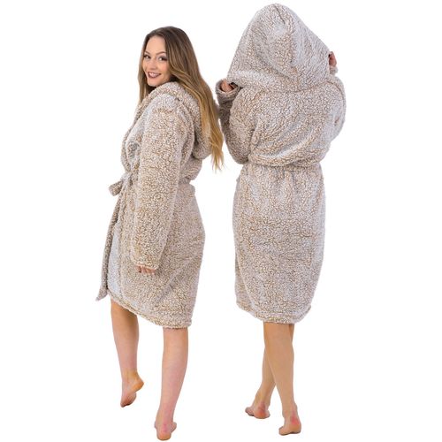 Bathrobe Fluffy beige slika 11