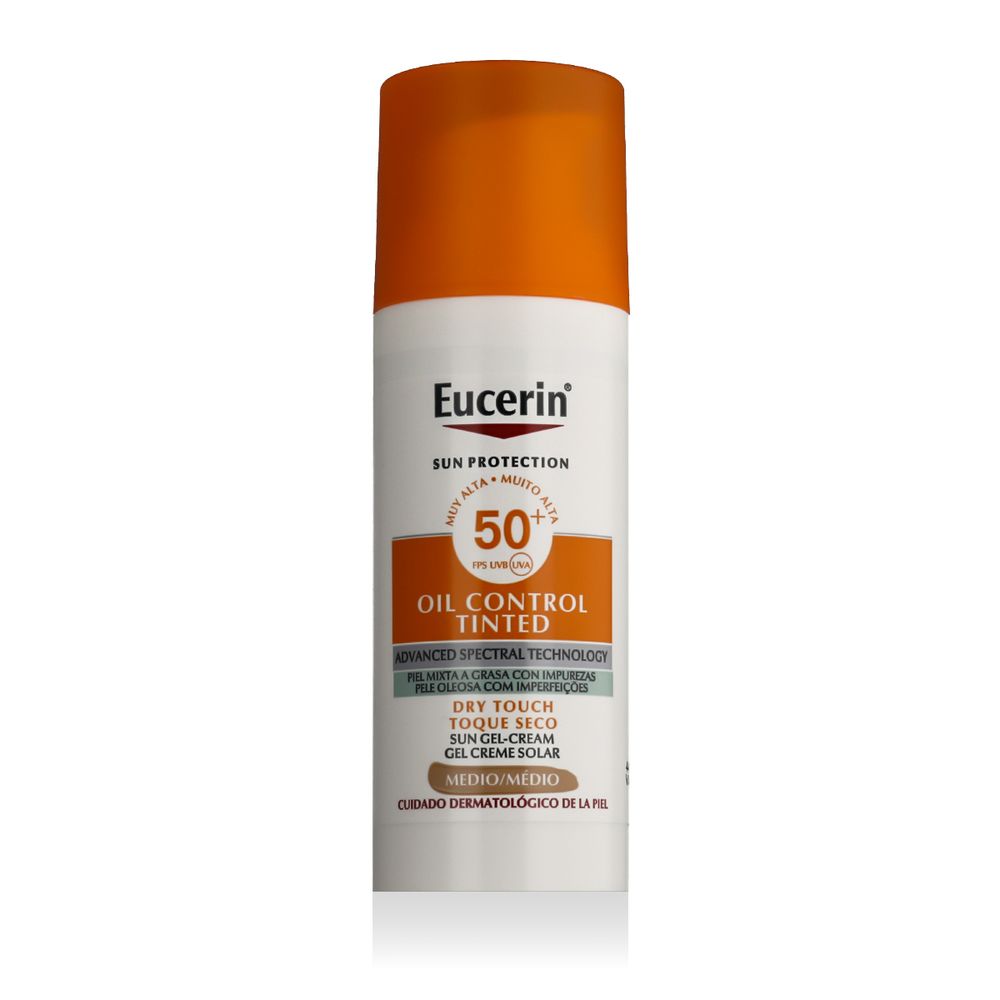Eucerin Sun Protection Oil Control Tinted Sun Gel-Cream SPF 50+ 50 ml slika 2